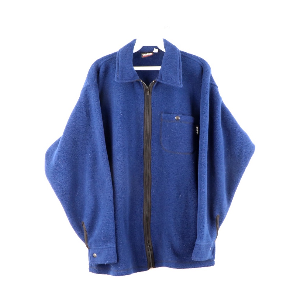 Vintage 90s Streetwear Deep Pile Fleece Jacket